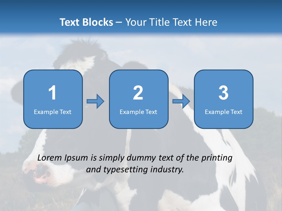 White Head Standing PowerPoint Template