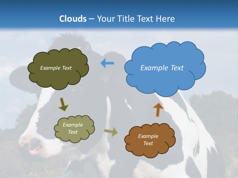 White Head Standing PowerPoint Template