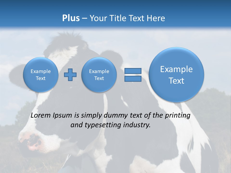 White Head Standing PowerPoint Template