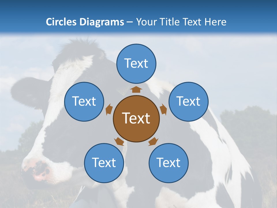 White Head Standing PowerPoint Template