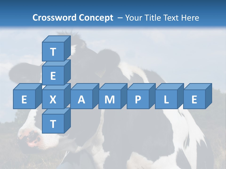 White Head Standing PowerPoint Template