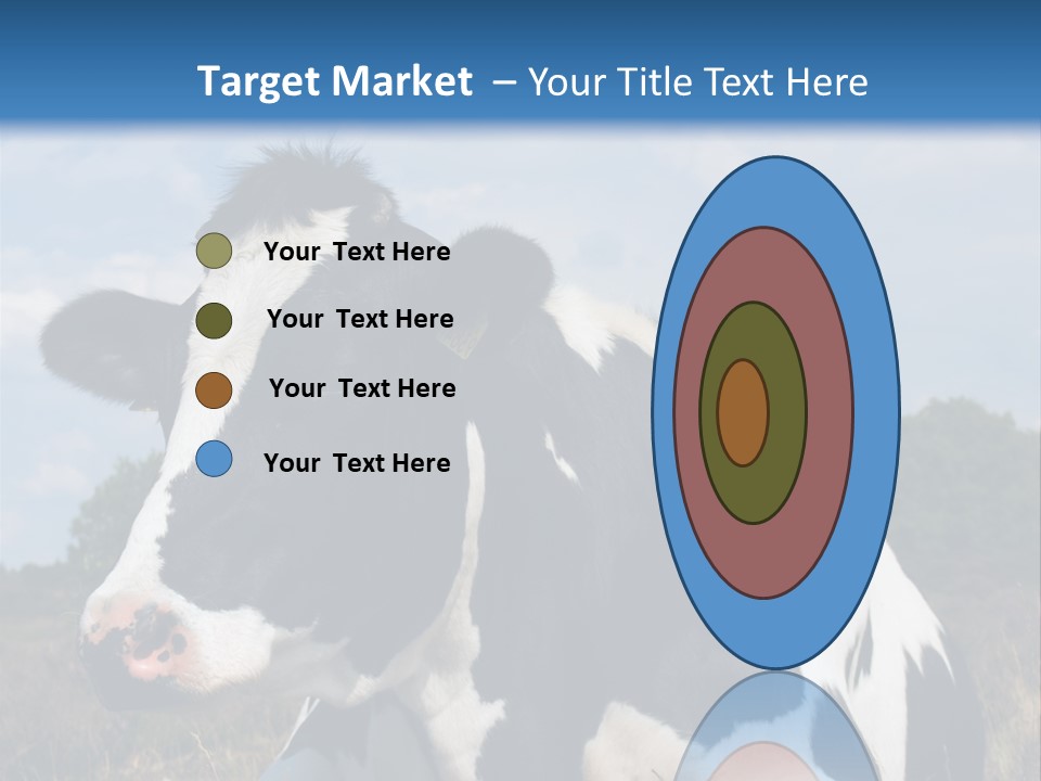 White Head Standing PowerPoint Template