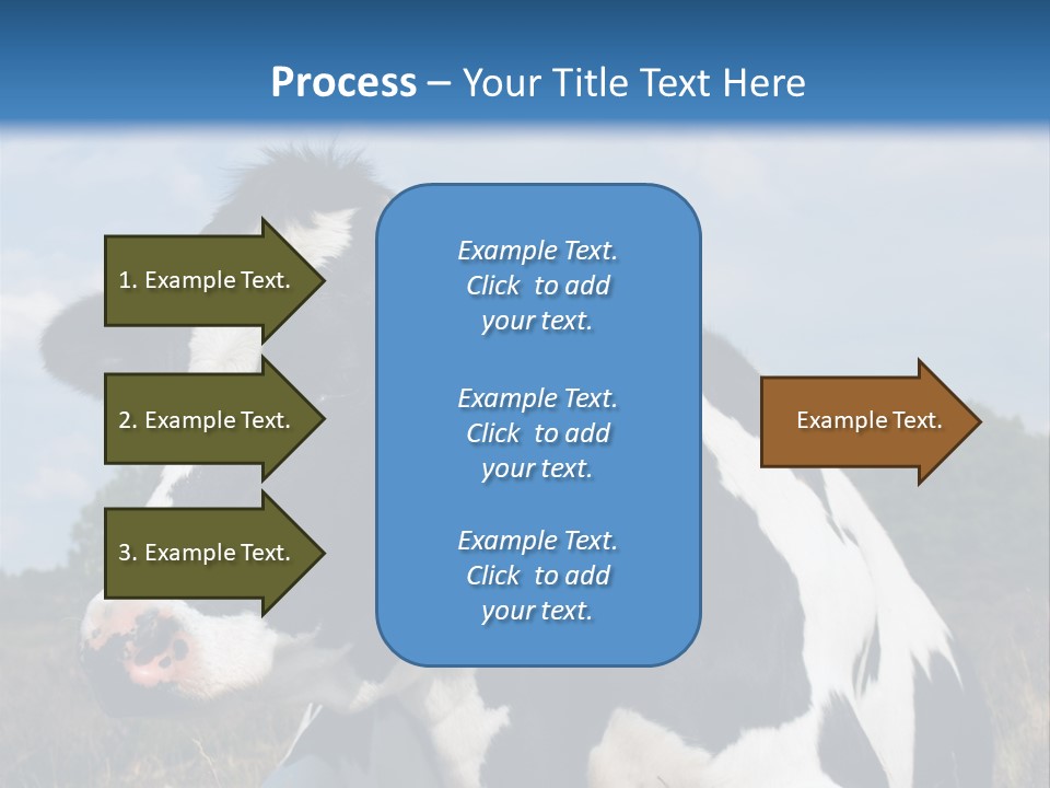 White Head Standing PowerPoint Template