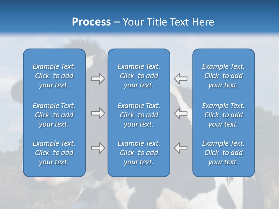 White Head Standing PowerPoint Template
