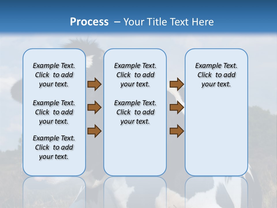 White Head Standing PowerPoint Template