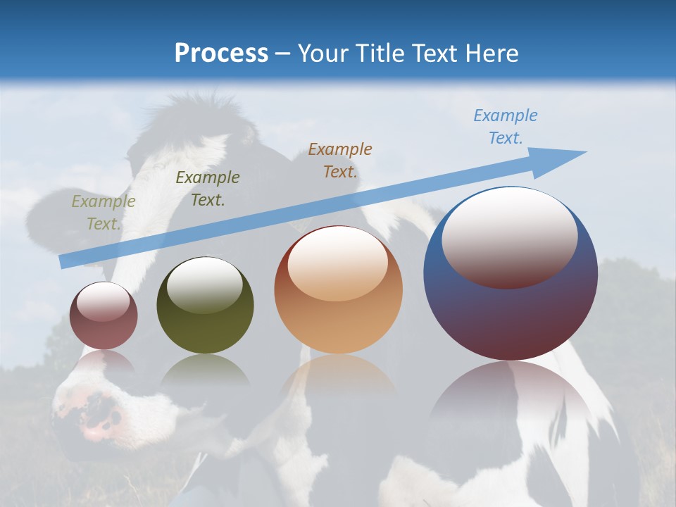White Head Standing PowerPoint Template