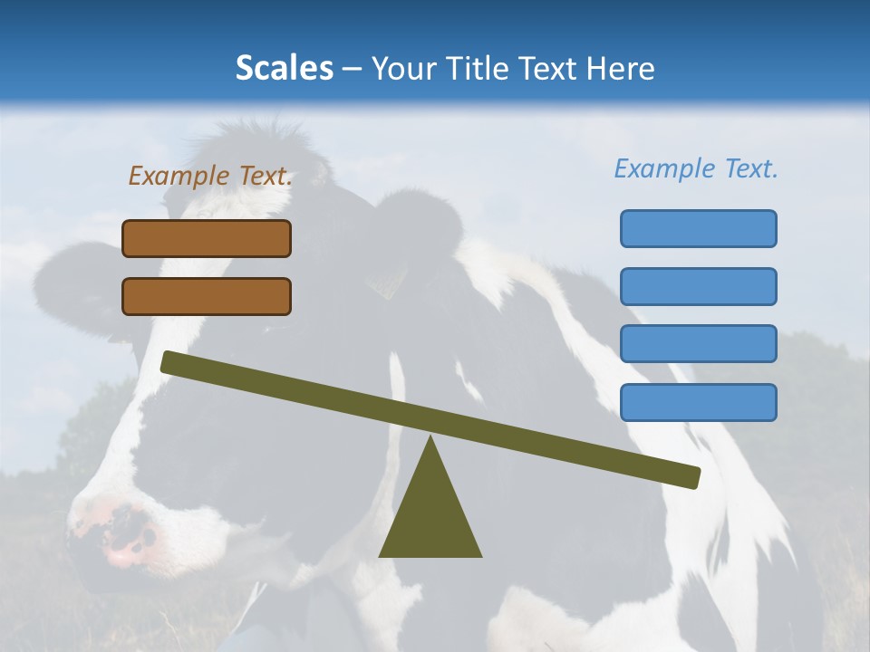 White Head Standing PowerPoint Template
