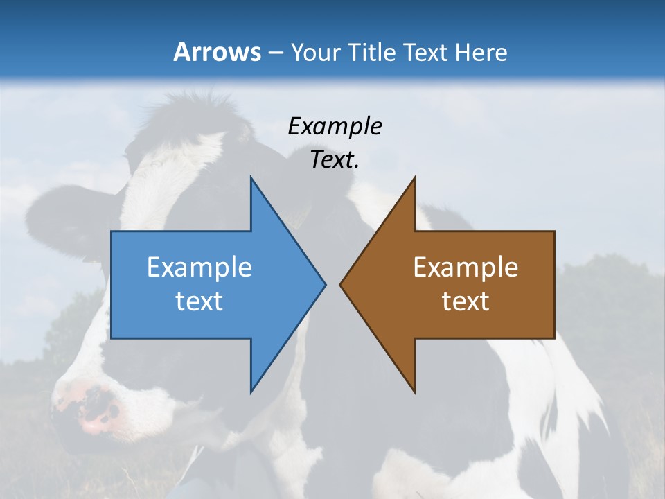 White Head Standing PowerPoint Template