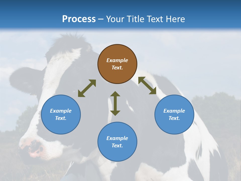 White Head Standing PowerPoint Template