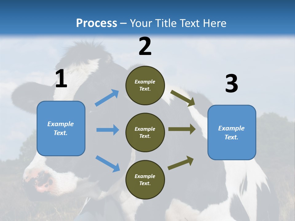 White Head Standing PowerPoint Template