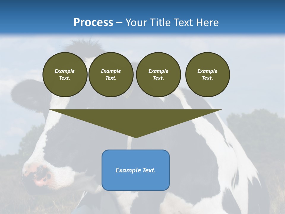 White Head Standing PowerPoint Template