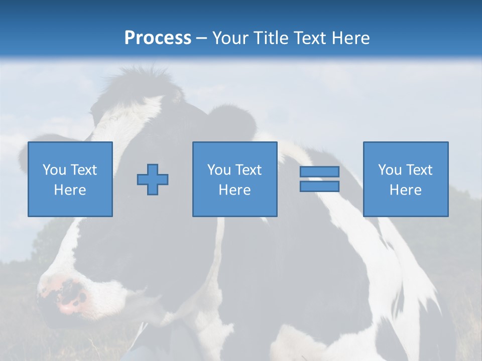 White Head Standing PowerPoint Template