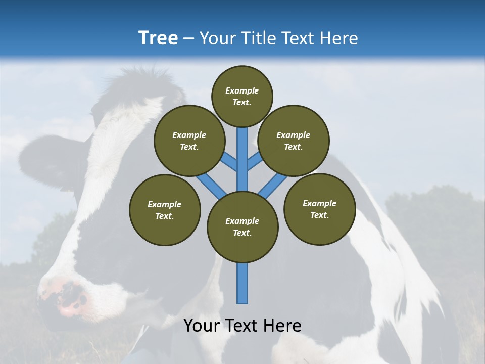 White Head Standing PowerPoint Template