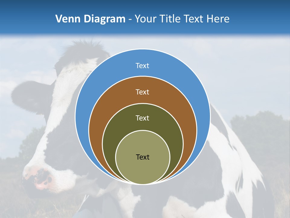 White Head Standing PowerPoint Template