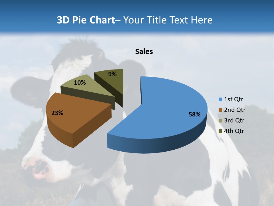 White Head Standing PowerPoint Template