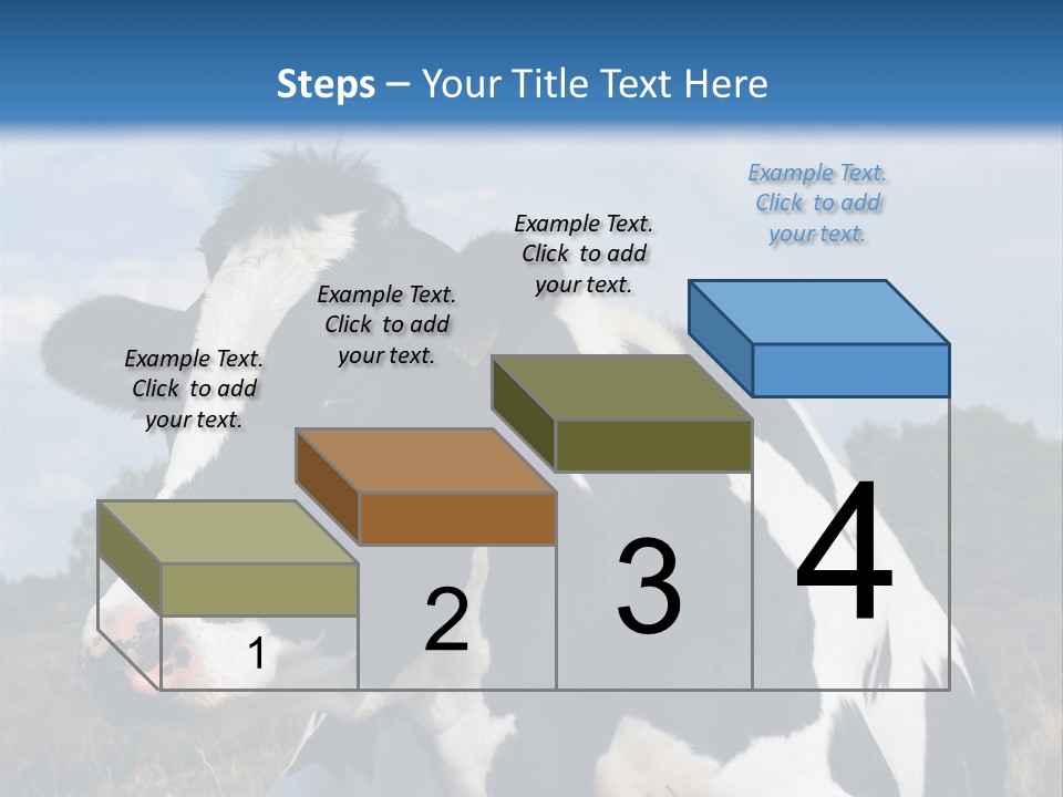 White Head Standing PowerPoint Template