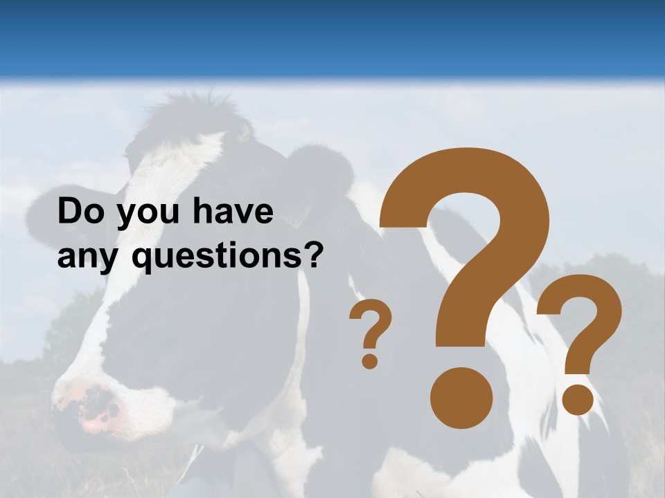 White Head Standing PowerPoint Template