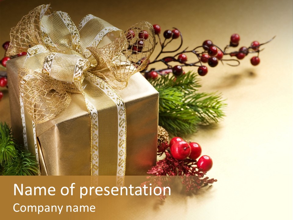 Mobile Wallpapers Christmas PowerPoint Template