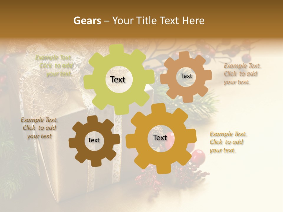 Mobile Wallpapers Christmas PowerPoint Template