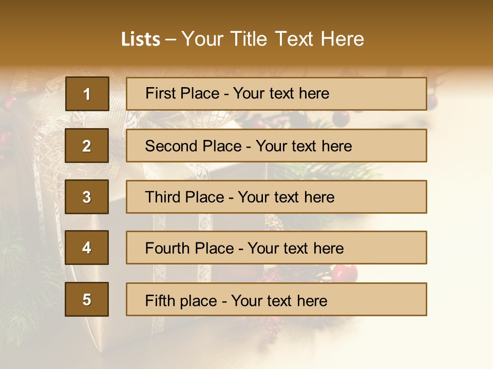Mobile Wallpapers Christmas PowerPoint Template