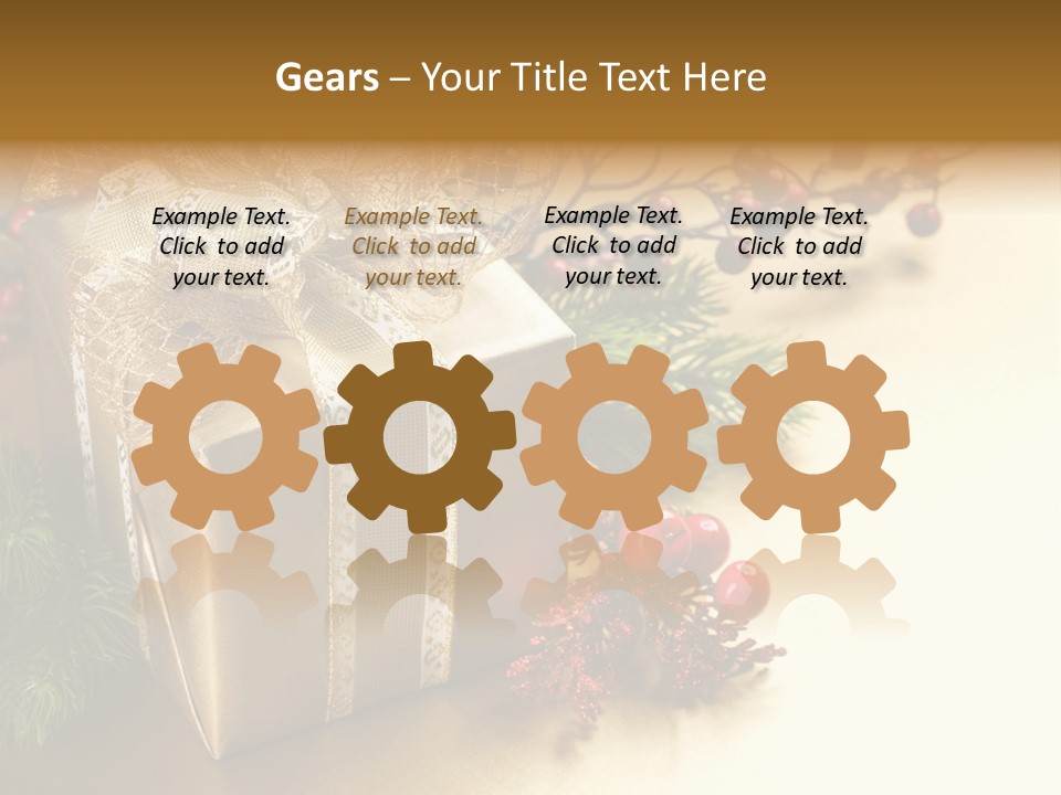 Mobile Wallpapers Christmas PowerPoint Template