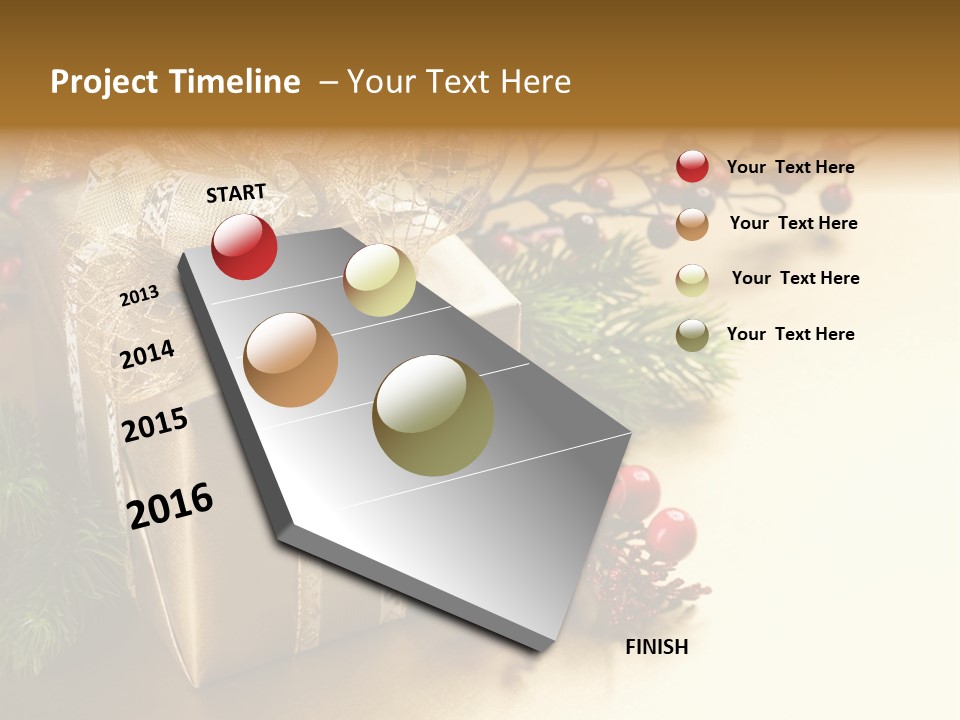 Mobile Wallpapers Christmas PowerPoint Template