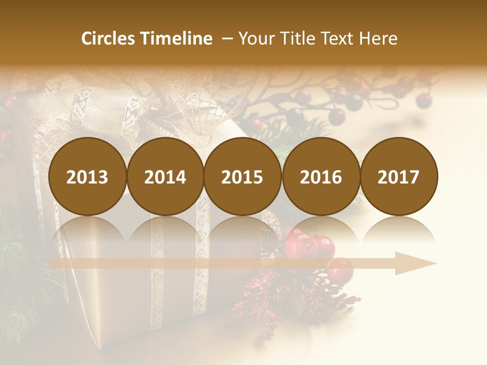 Mobile Wallpapers Christmas PowerPoint Template