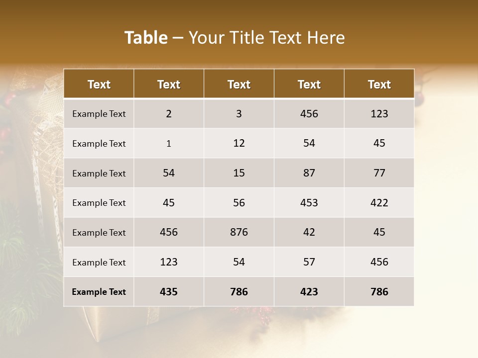 Mobile Wallpapers Christmas PowerPoint Template