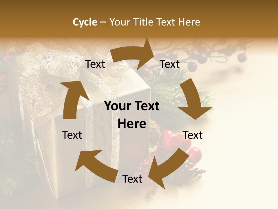 Mobile Wallpapers Christmas PowerPoint Template