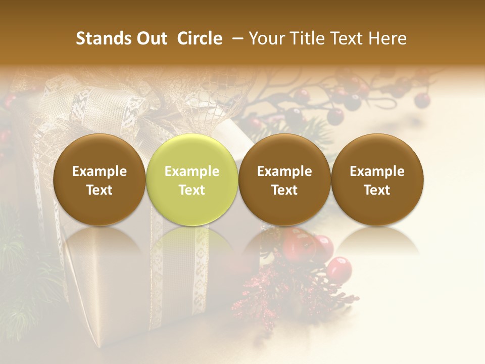 Mobile Wallpapers Christmas PowerPoint Template