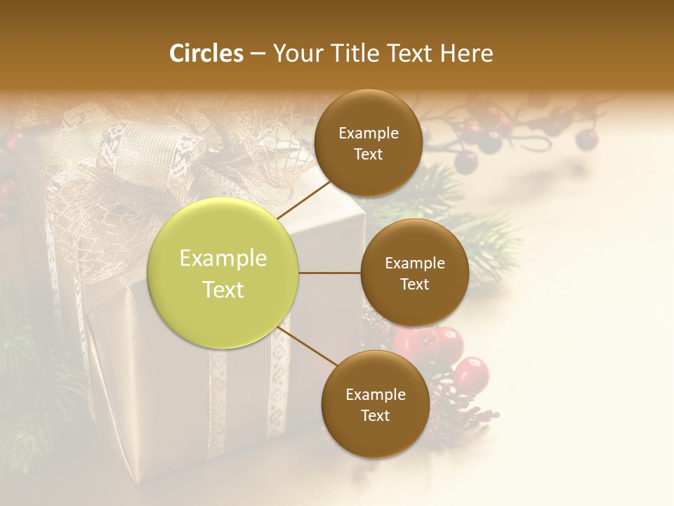 Mobile Wallpapers Christmas PowerPoint Template