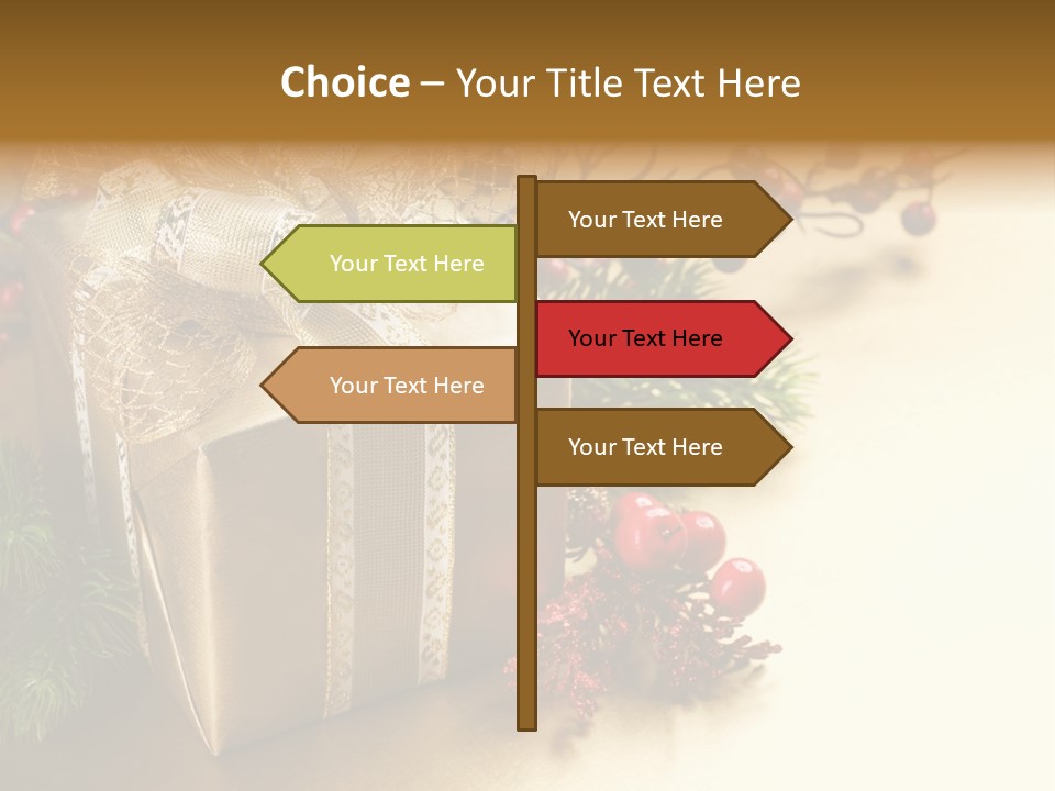 Mobile Wallpapers Christmas PowerPoint Template