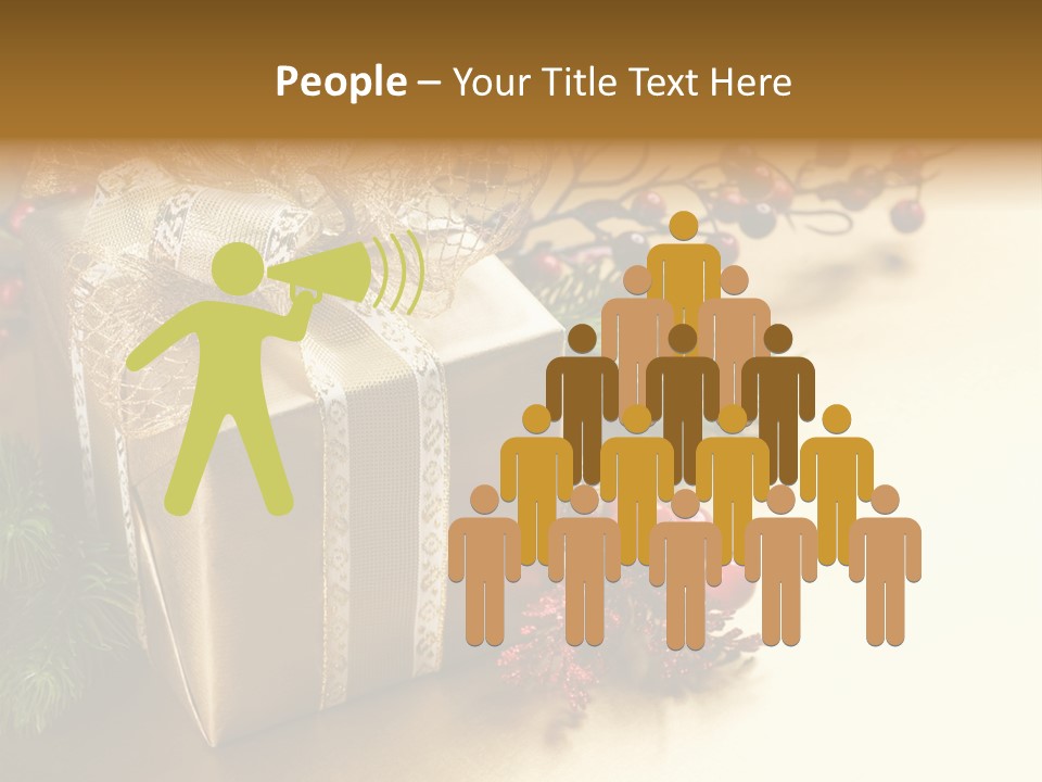 Mobile Wallpapers Christmas PowerPoint Template