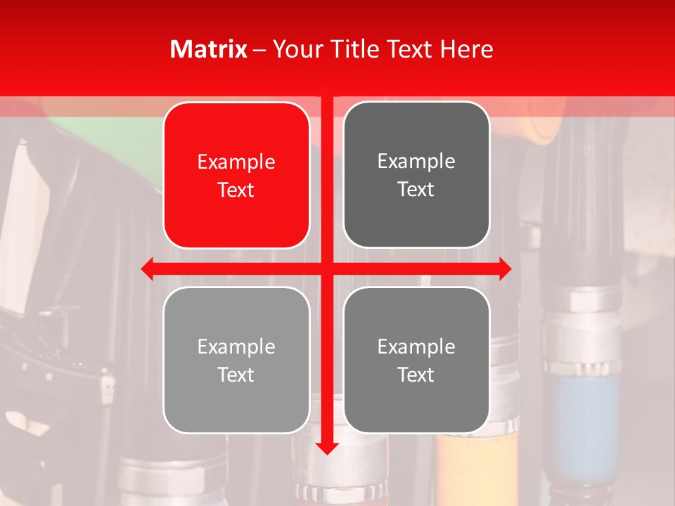 Gas Pump Nozzles PowerPoint Template