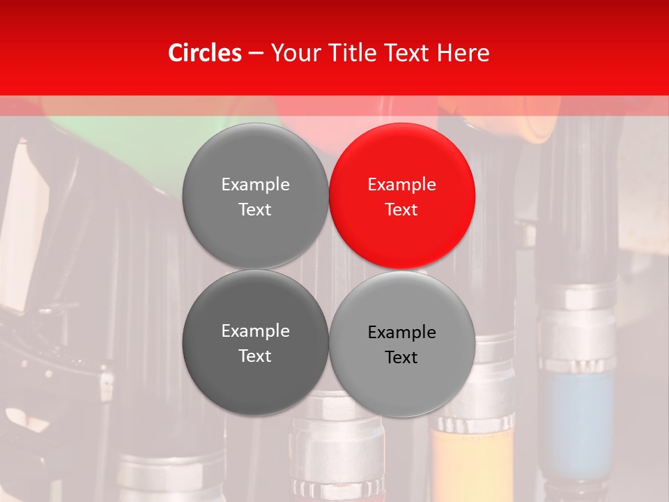 Gas Pump Nozzles PowerPoint Template