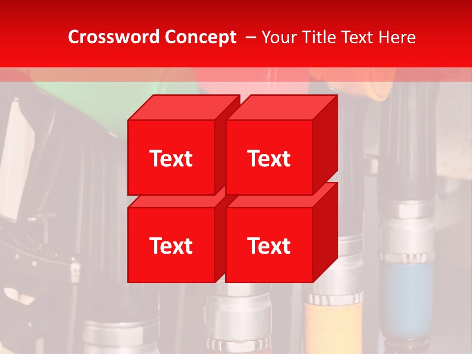 Gas Pump Nozzles PowerPoint Template