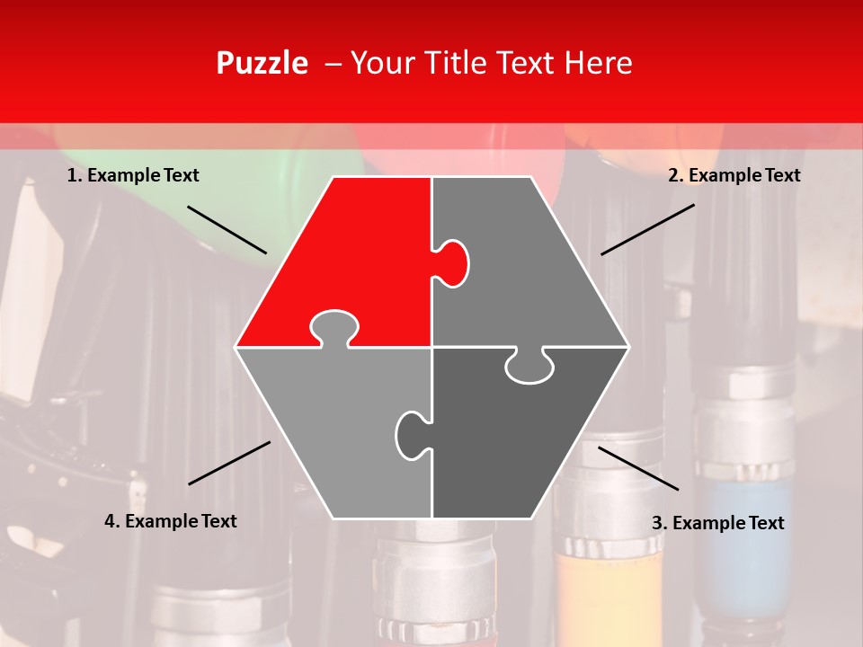 Gas Pump Nozzles PowerPoint Template
