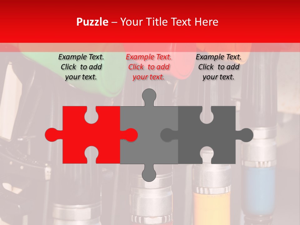 Gas Pump Nozzles PowerPoint Template