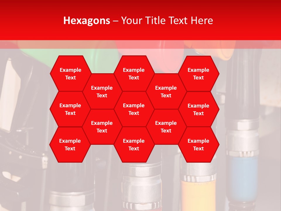 Gas Pump Nozzles PowerPoint Template
