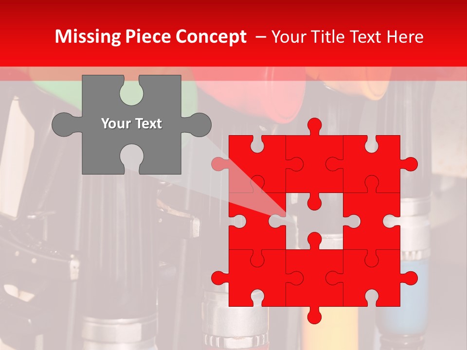 Gas Pump Nozzles PowerPoint Template