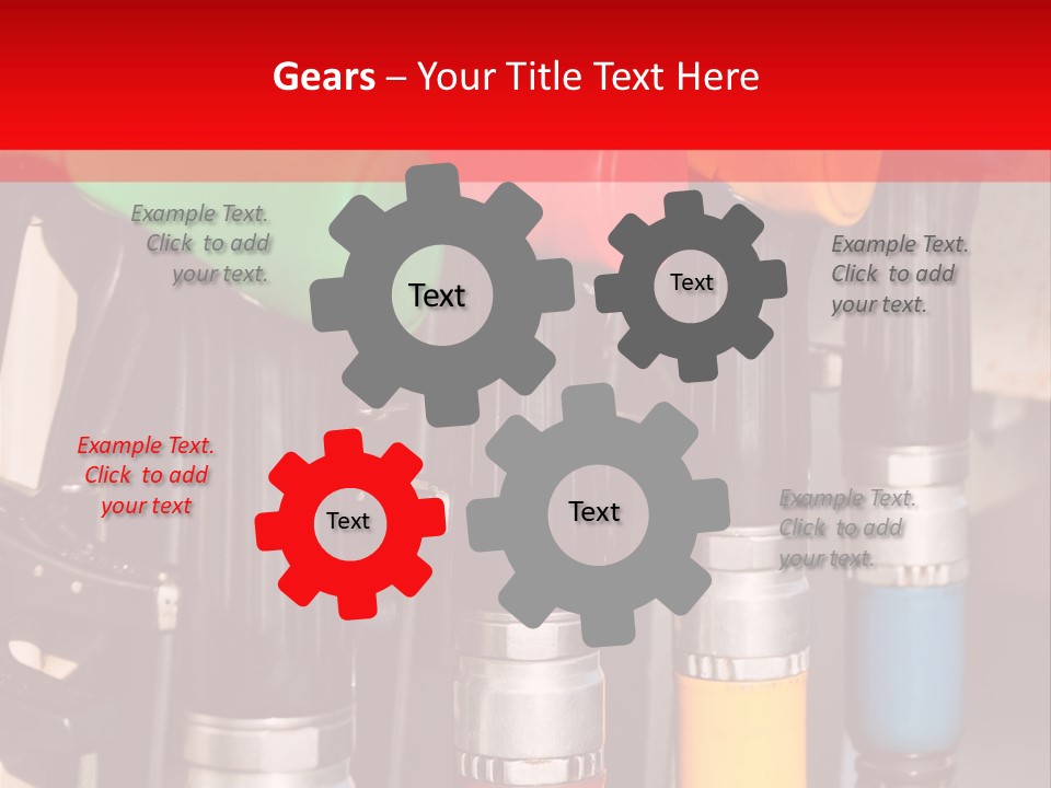 Gas Pump Nozzles PowerPoint Template