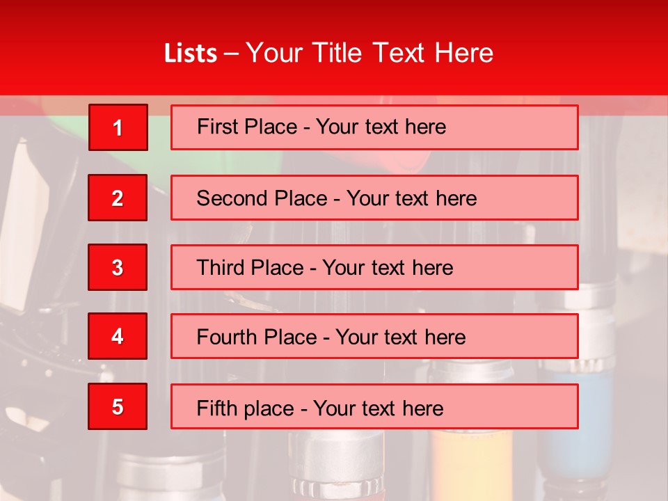 Gas Pump Nozzles PowerPoint Template