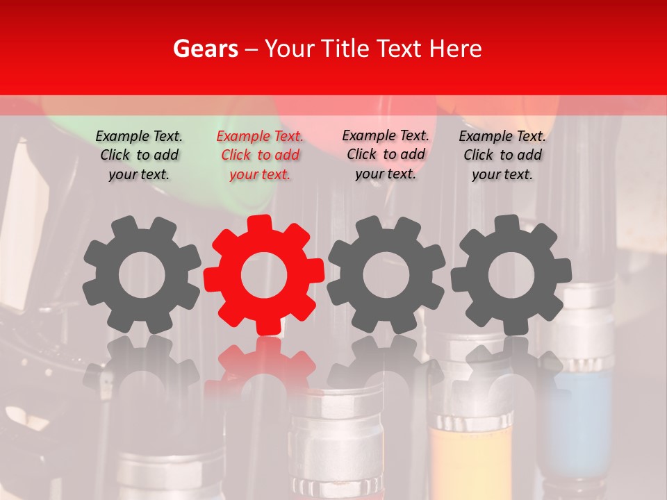 Gas Pump Nozzles PowerPoint Template