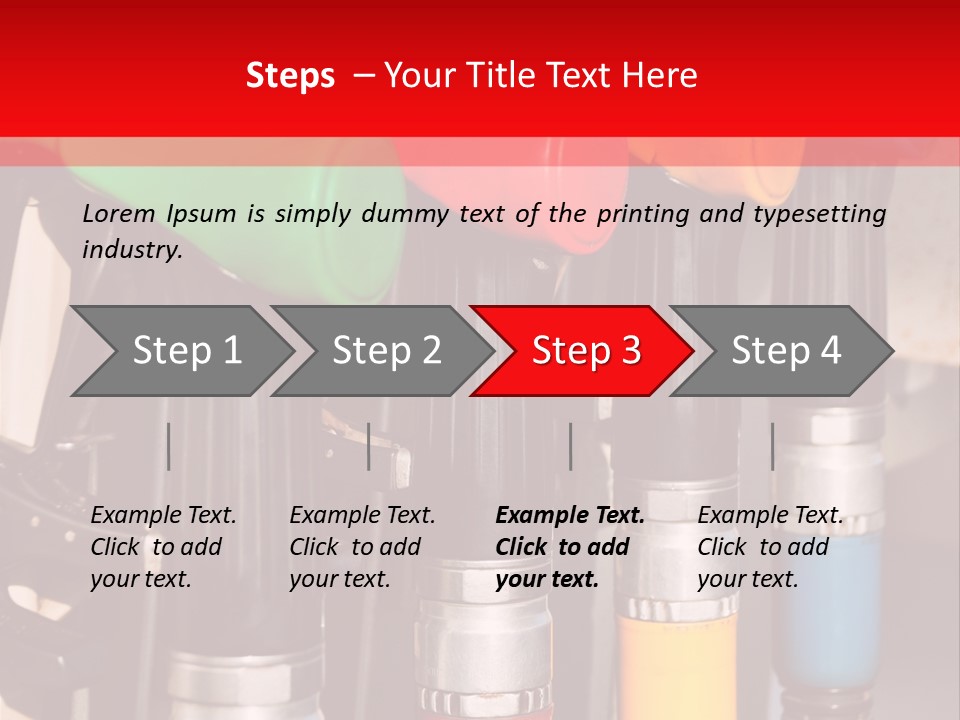 Gas Pump Nozzles PowerPoint Template
