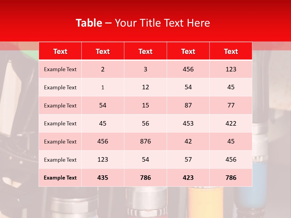 Gas Pump Nozzles PowerPoint Template