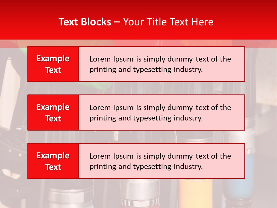 Gas Pump Nozzles PowerPoint Template
