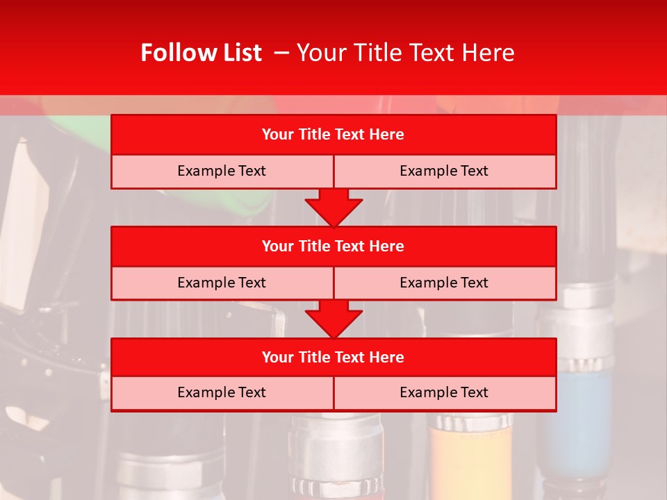 Gas Pump Nozzles PowerPoint Template