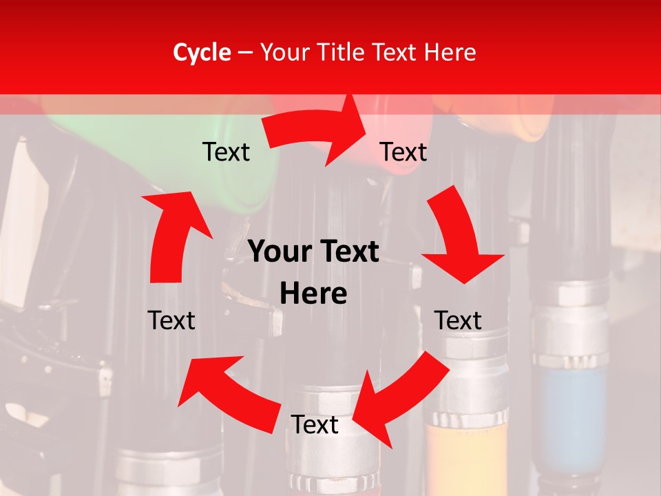 Gas Pump Nozzles PowerPoint Template
