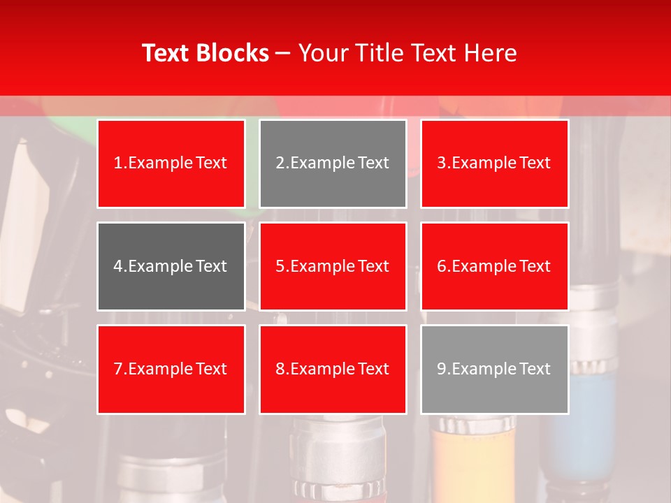 Gas Pump Nozzles PowerPoint Template