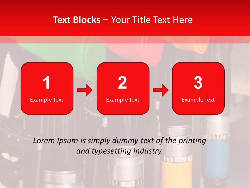 Gas Pump Nozzles PowerPoint Template
